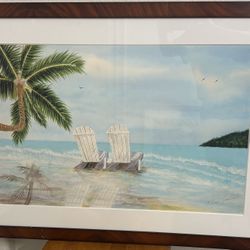 Beach Themed Framed Art