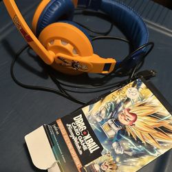 Dragon Ball, Z, anime items, card game, and PC video gamer headphones