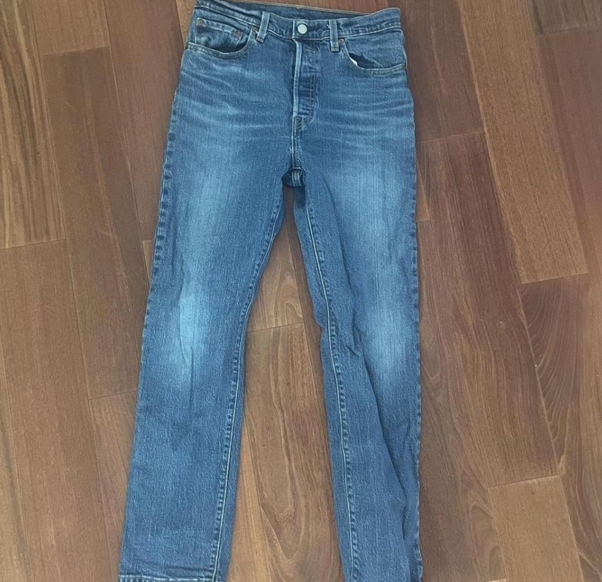 Levi’s 501 blue denim jeans