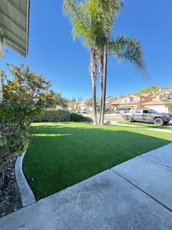 Artificial green turf synthetic grass