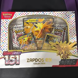 Pokémon 151 Zapdos EX Collection (x2)