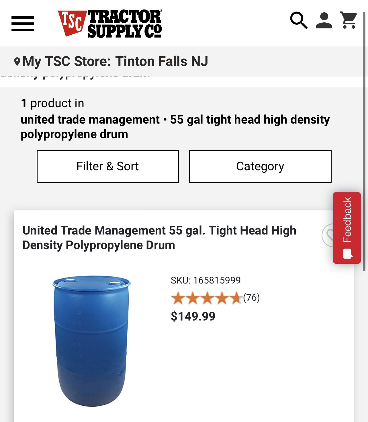 55 Gallon Barrel For Garden, Chicken Coop Water Source, Etc