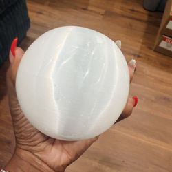 Selenite Sphere $20 Each