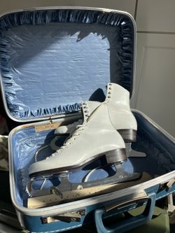 Vintage Leather Red Wing Ice Skates