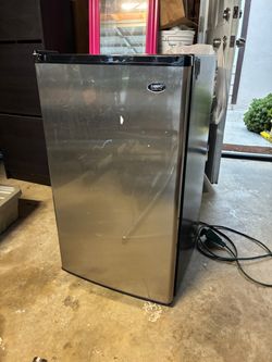 Sanyo Stainless Steel Mini Fridge