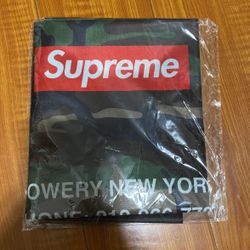 Supreme Drawstring Bag Camo