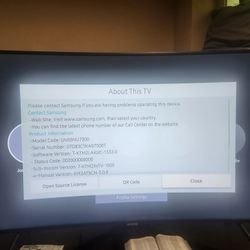 Samsung 55 Inch Curved TV 