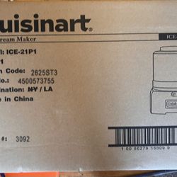 Brand New- Ice cream Maker 