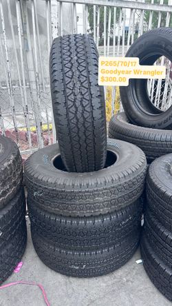 Used Set Of Goodyear P265/70/17 Tires