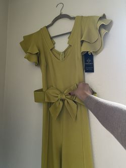 NWT Green Olive Jumpsuit 