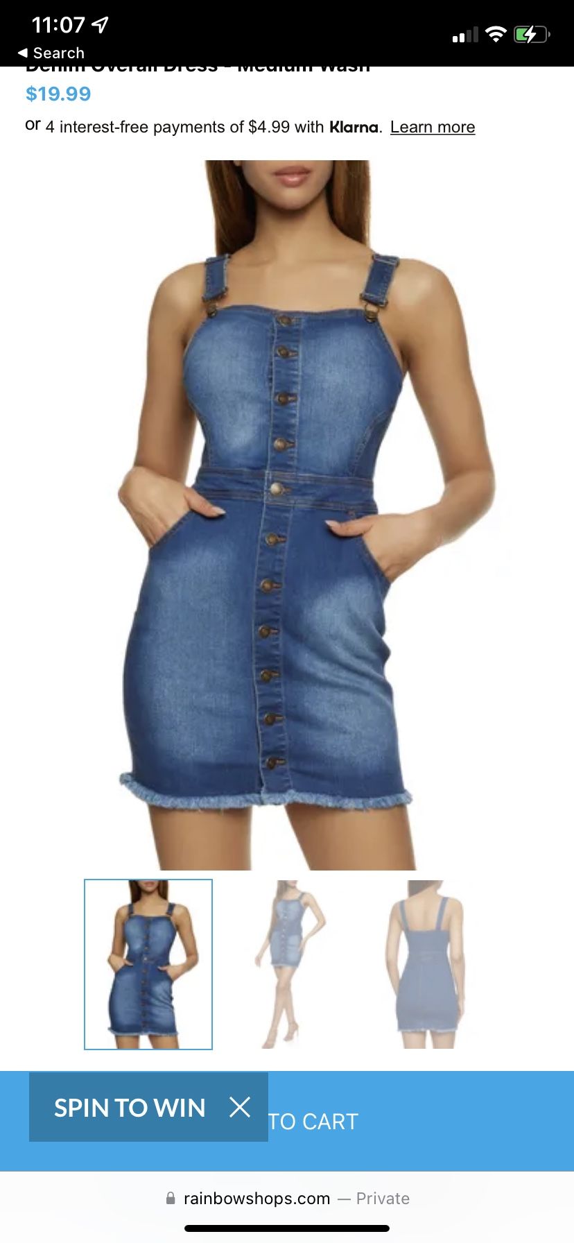 Overall dress