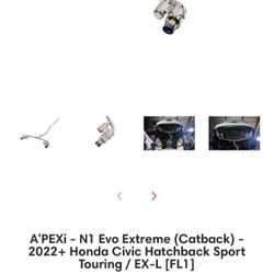 A'PEXi - N1 Evo Extreme (Catback) - 2022+ Honda Civic Hatchback Sport Touring / EX-L [FL1]