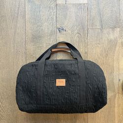 Victoria’s Secret Pink Black Quilted Duffel Bag