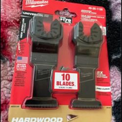 Milwaukee Hardwood Cutting Multi-Tool Oscillating Blade (10-Pack)