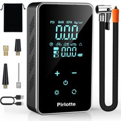 Tire Inflator Portable Air Pump Compressor 18000mAh Cordless 150 PSI w/ Touch Screen