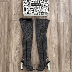 BAMBOO OVER KNEE BOOTS