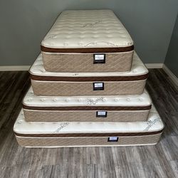 12in Queen Size Organic Cloud Comfort Europillow Top Mattress