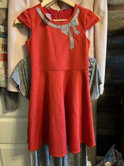 Child Holiday red dress