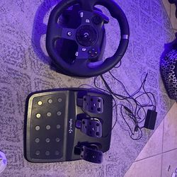 Logitech g920 gaming steering wheel