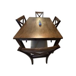 Dinner set x 4 chairs. Table 48”x36”