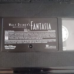 Disney Fantasia Original VHS