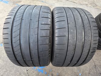 2 USED TIRES PIRELLI 315/35/20