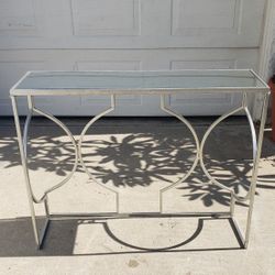 Console Table Or Entryway Table With Mirror Top