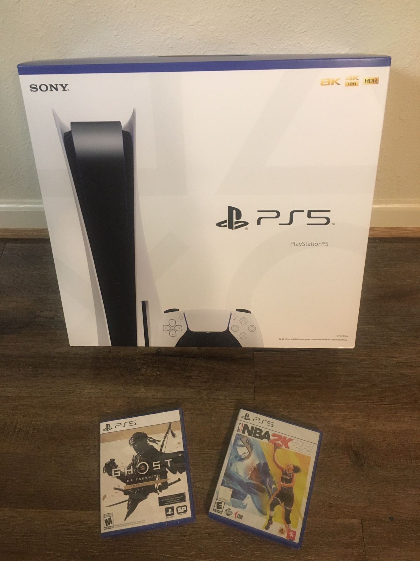 PS5 Disc NBA 2K22 WNBA Ghost of Tsushima Directors Cut PS+ Bundle Playstation 5