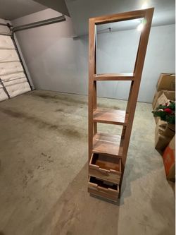 Ladder bookshelf with drawers (35 or best offer)