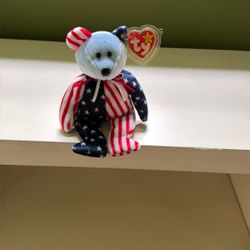 TY Beanie Baby - Spangle (Blue Face)