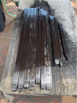 1 1/2” flat steel concrete stakes