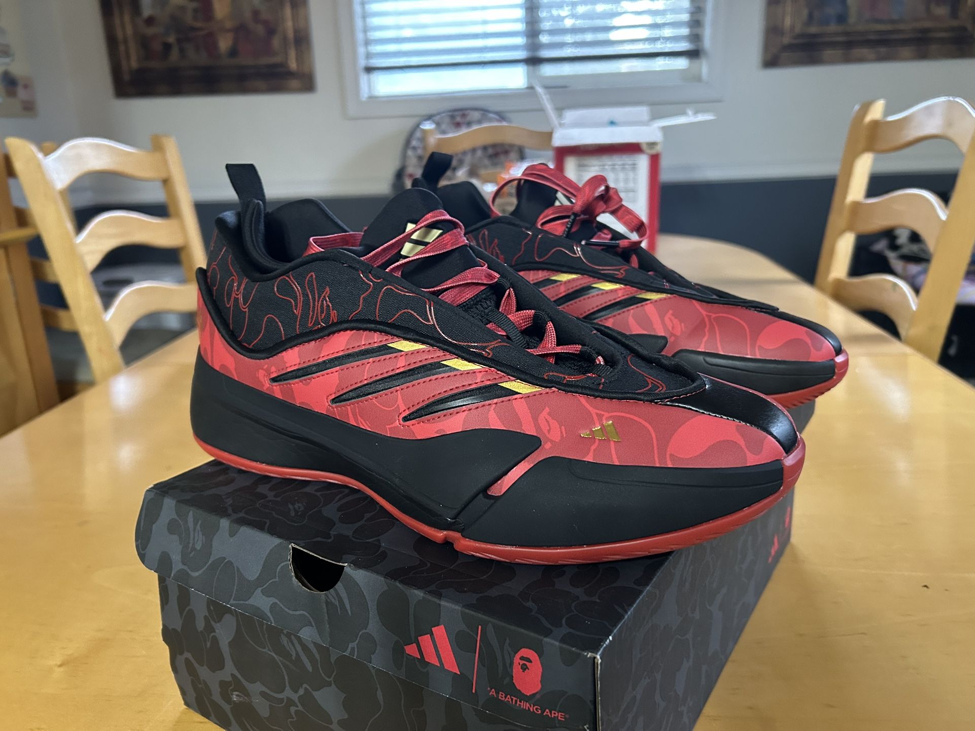 Bape Adidas Dame 9 $90 Size 12