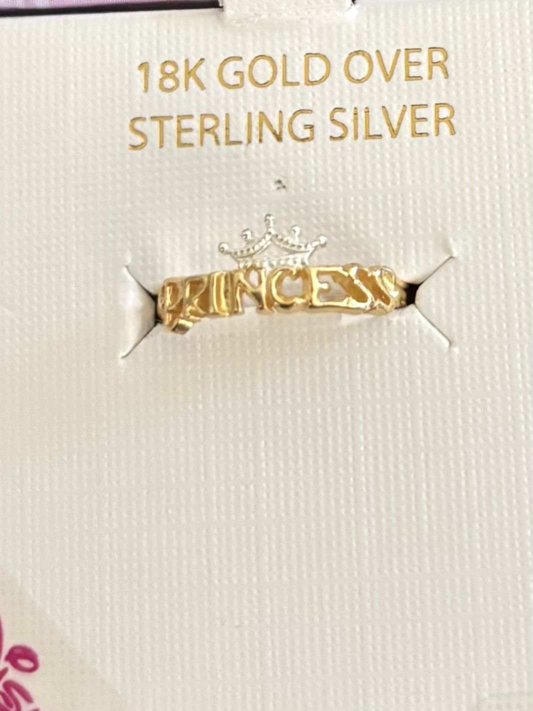 Disney Princess Little Girls Tiara Ring