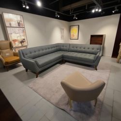 Grey Modern Sectional 