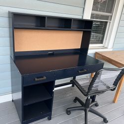 Crate and barrel Kids Desk With Chair