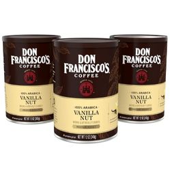 Don Franciscos Coffee Vanilla Nut Three Pack 12 Oz Cans