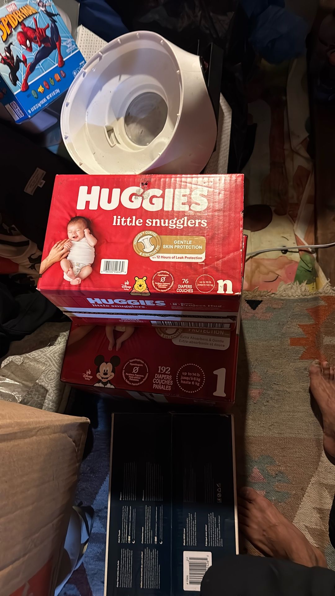 Huggies Size N-76 cnt & 1-192 cnt
