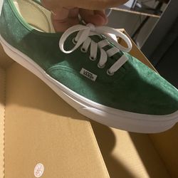 Green Vans Low Tops