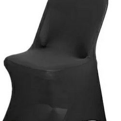 Black Spandex Chair Covers 
