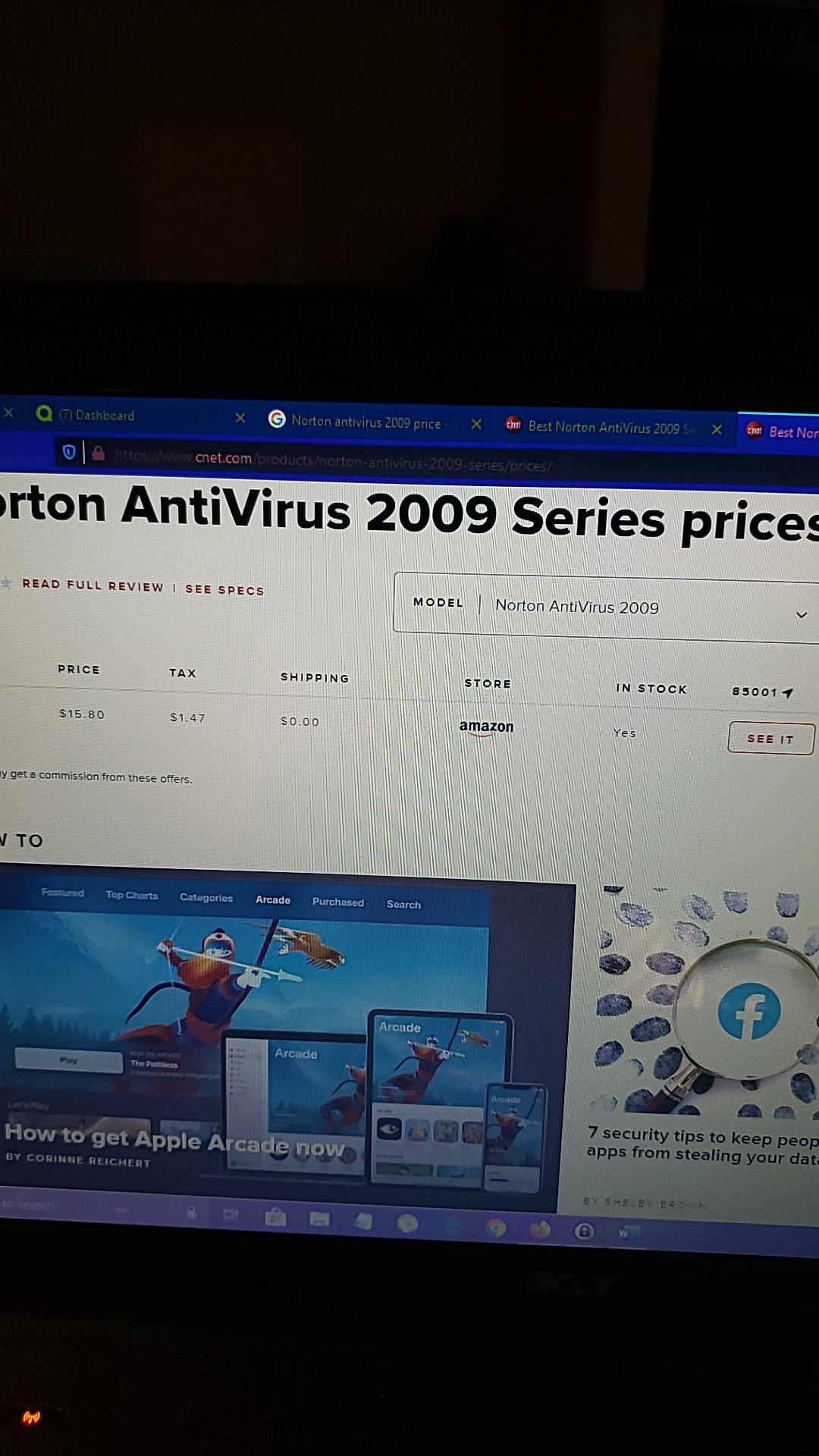 Norton Antivirus 2009 new in box