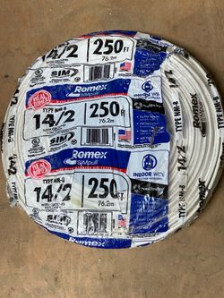 250 ft. Roll of Romex 14/2