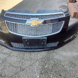 2011-2014 Chevrolet Cruze Complete Front Bumper With All The Accessories OEM.