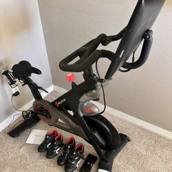 Peloton Bike 2021 + Shoes (Men's & Women's) + Weights + Heart Rate Monitors 