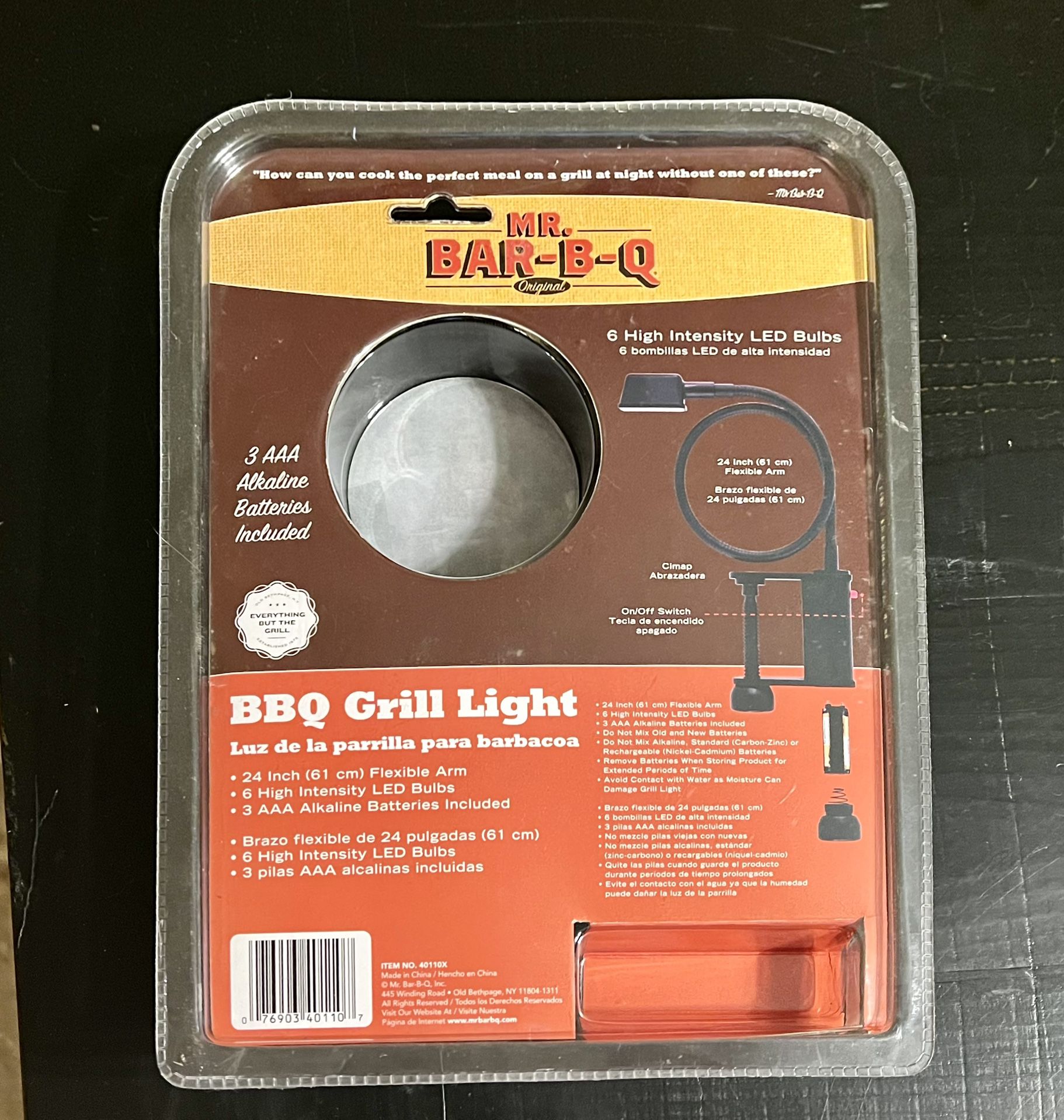 Brand New Mr. BAR-B-Q BBQ Grill Light