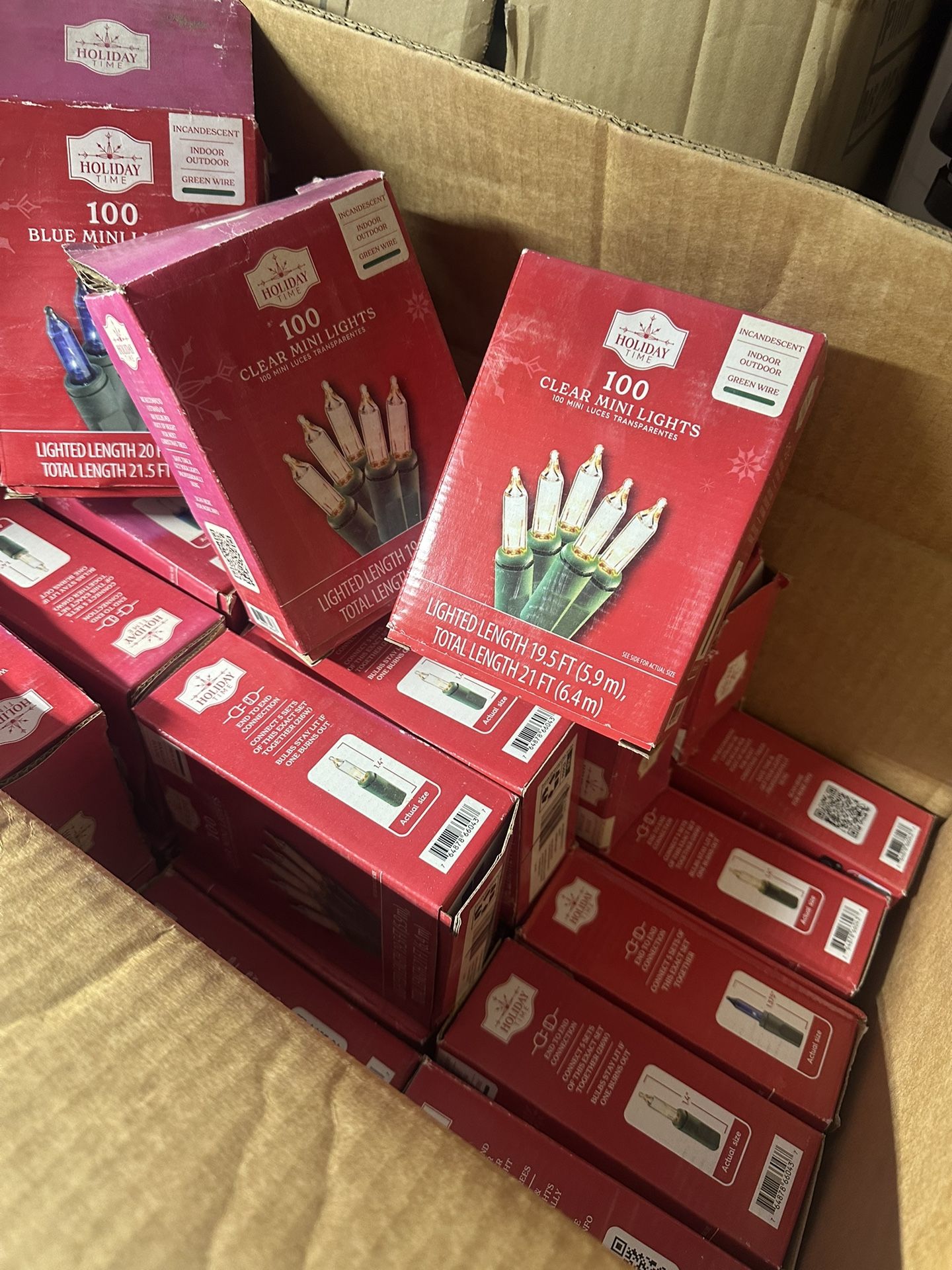 New 100 Lights 10 Boxes $25 Pick Up Only