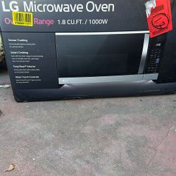 Standard Size Lg Over The Range Microwave Oven 