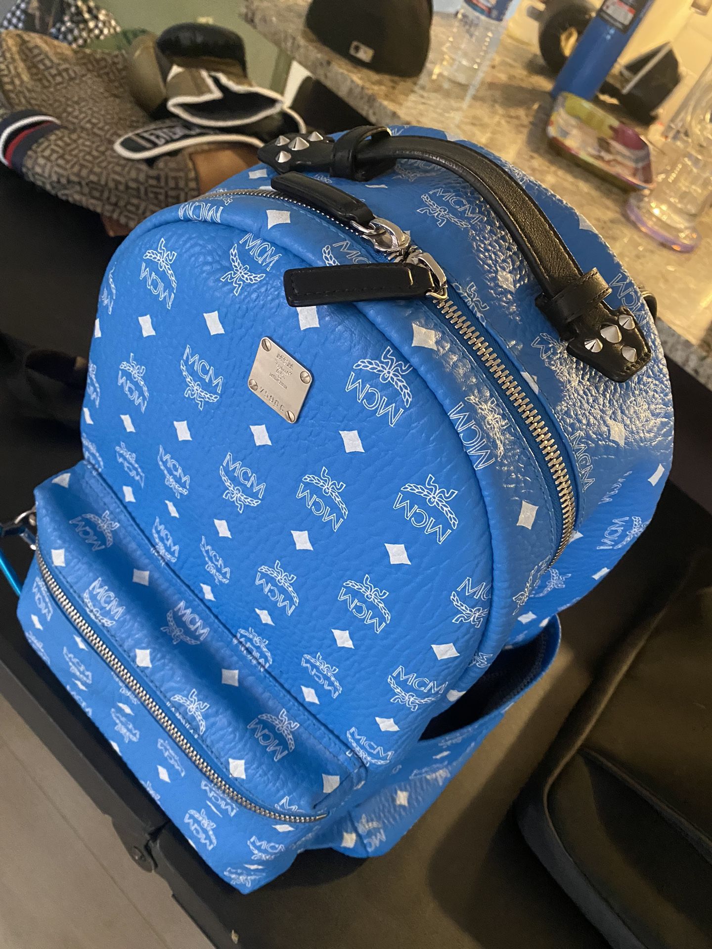 Mcm Backpack In Blue