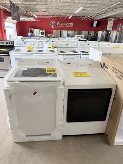 LG Top Load Washer and Dryer Set