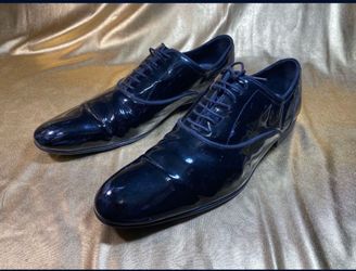 ZARA MENS GLOSSY DRESS UP SHOES 👞👞 SIZE 10  $25