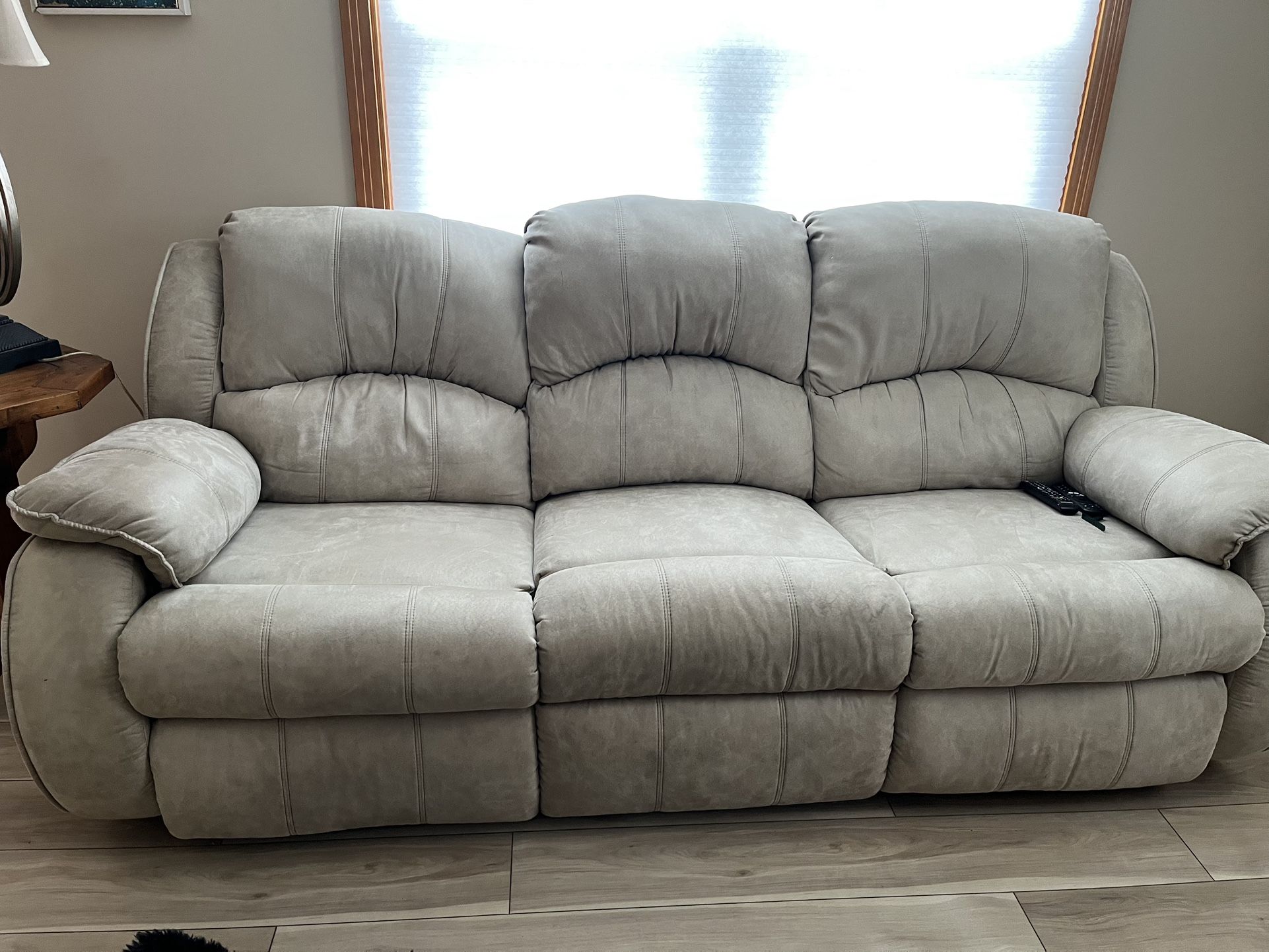 Recliner Couch and Matching Loveseat